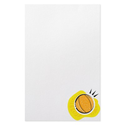 Basketball Game Stationery Paper by shopaholicchick