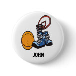 basketball gear buttons