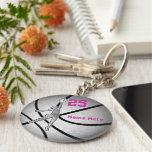 Basketball Gifts for Girls Team PERSONALIZED Key Chain