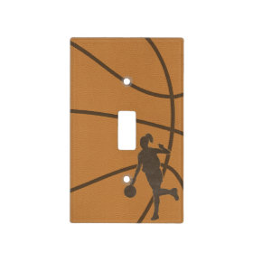 Basketball Girl Switch Cover Light Switch Plates