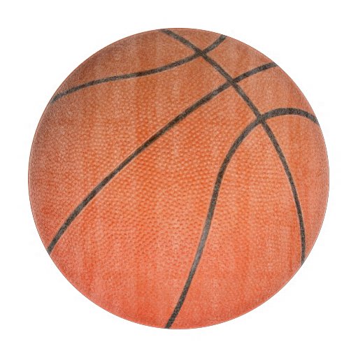 Basketball Glass Cutting Board for Man Cave Zazzle