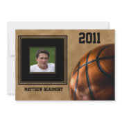 Basketball Graduation Announcement