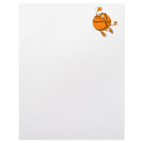 Basketball guy letterhead design