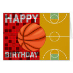 Basketball Happy Birthday Card
