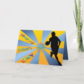 Basketball - Happy Father's Day Card card