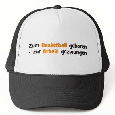 basketball mesh hat by Pferdefreundin