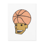 basketball head post cards