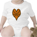 Basketball Heart t-shirts