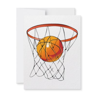 Basketball Hoop Personalized Announcement by shopaholicchick