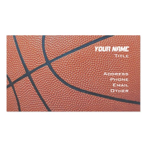 Basketball Hoop Net_texture_red,white,blue Business Card Template