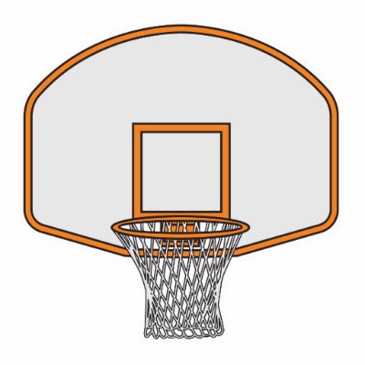 basketball hoop acrylic cut outs by doonidesigns