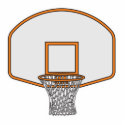 basketball hoop photo sculptures