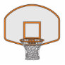 basketball hoop acrylic cut outs