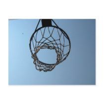 basketball hoop post cards