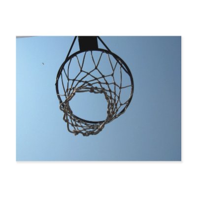 basketball hoop post cards by stumptrain