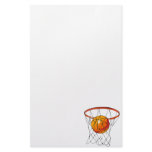 Basketball Hoop Personalized Stationery