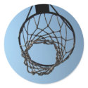 Basketball hoop stickers by stumptrain Basketball hoop stickers