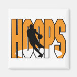 basketball hoops design magnet