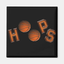 Basketball Hoops Refrigerator Magnets