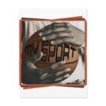 BASKETBALL HUG - MY SPORT - GIFTS POSTCARD