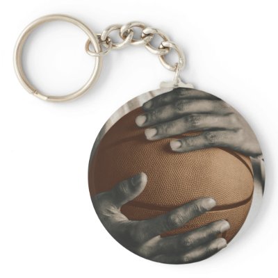 BASKETBALL HUG - MY SPORT  KEYCHAIN by sportsstuff
