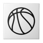 Basketball icon ceramic tiles