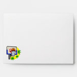 basketball in hoop envelope