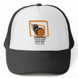 Basketball in the Basket Mesh Hat