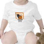 Basketball in the Basket T-shirts