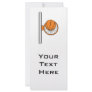 basketball into net top view graphic custom rack cards