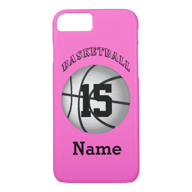 Basketball iPhone 6 Cases Your NAME and NUMBER
