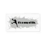Basketball Is a Way of Life Custom Address Label