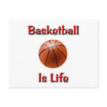 Basketball Is Life postcards