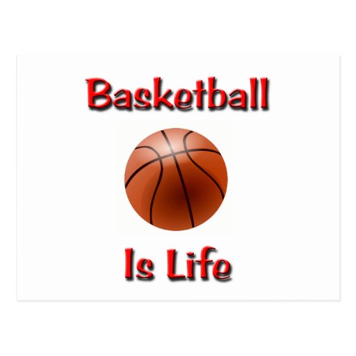 Basketball Is Life Postcard | Zazzle