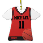 Basketball Jersey Personalized Ornament