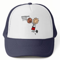 Basketball Jump Shot Red Tshirts and Gifts hats