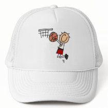 Basketball Jump Shot Red Tshirts and Gifts hats