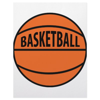 basketball labelled icon letterhead template by TomaniacLines