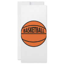 basketball labelled icon rack cards