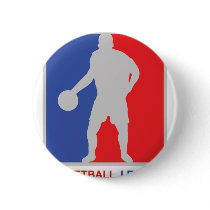 basketball legend button