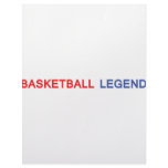 basketball legend icon letterhead