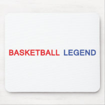 basketball legend icon mousepads