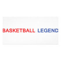 basketball legend icon photo cards