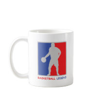 basketball legend coffee mug