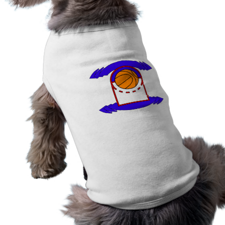 Basketball Logo Dog Shirt Basketball Logo Dog Shirt