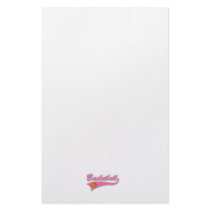 basketball logo pink womens girls customized stationery