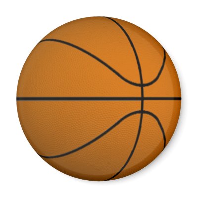 Basketball Refrigerator Magnet by Ricaso_Designs