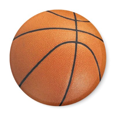 Basketball Magnet by mikek92349