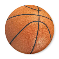 Basketball Magnet by mikek92349 Basketball Magnet