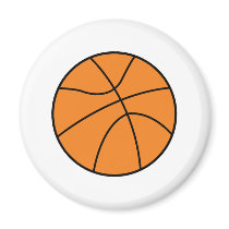 Basketball magnets